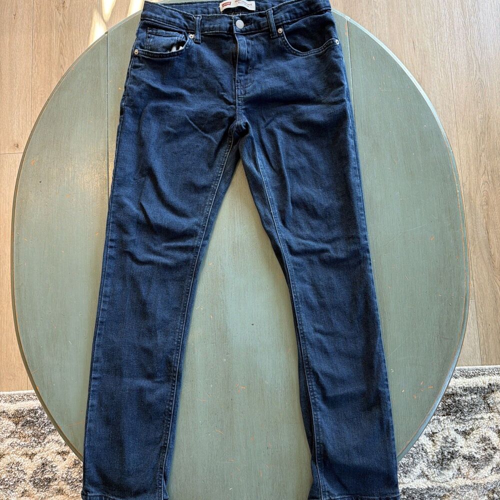 Levi’s 511 Slim Boys Jeans Size 18R 29x31 Dark Wash Denim. 91H281-D8D